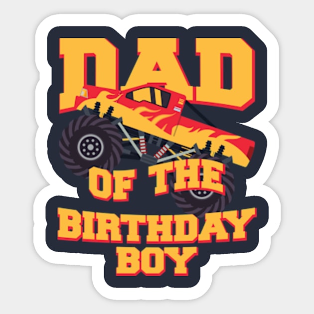 Dad Trucker Sticker by AdultSh*t